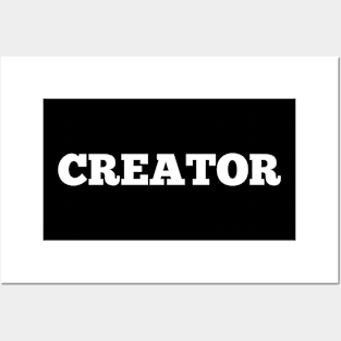 Creator Posters and Art